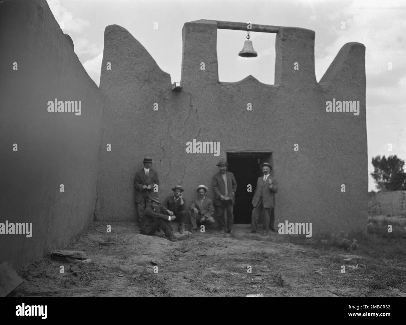 Acoma, vues de la région du Nouveau-Mexique, entre 1899 et 1928. Banque D'Images