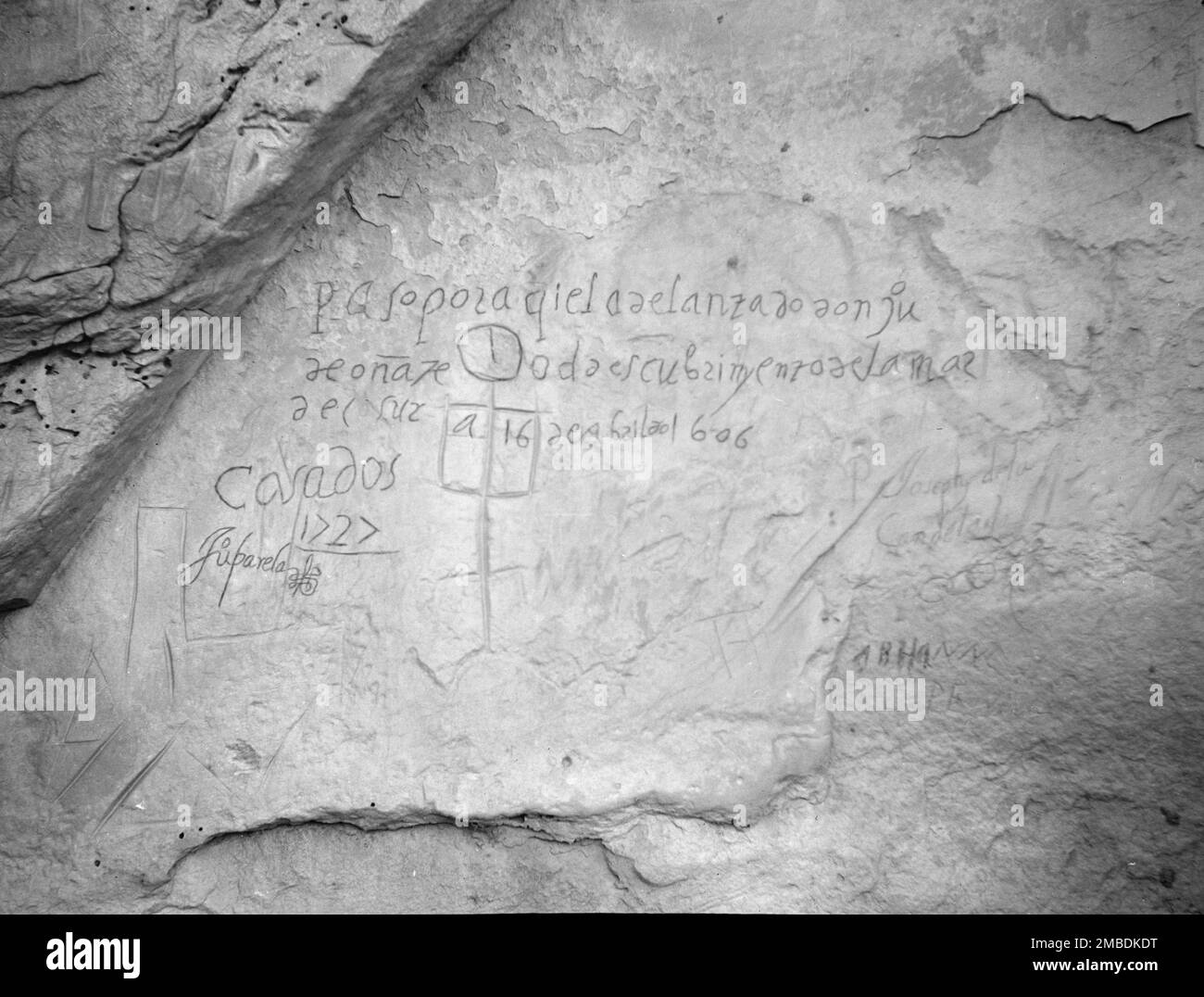 Acoma, vues de la région du Nouveau-Mexique, entre 1899 et 1928. Banque D'Images