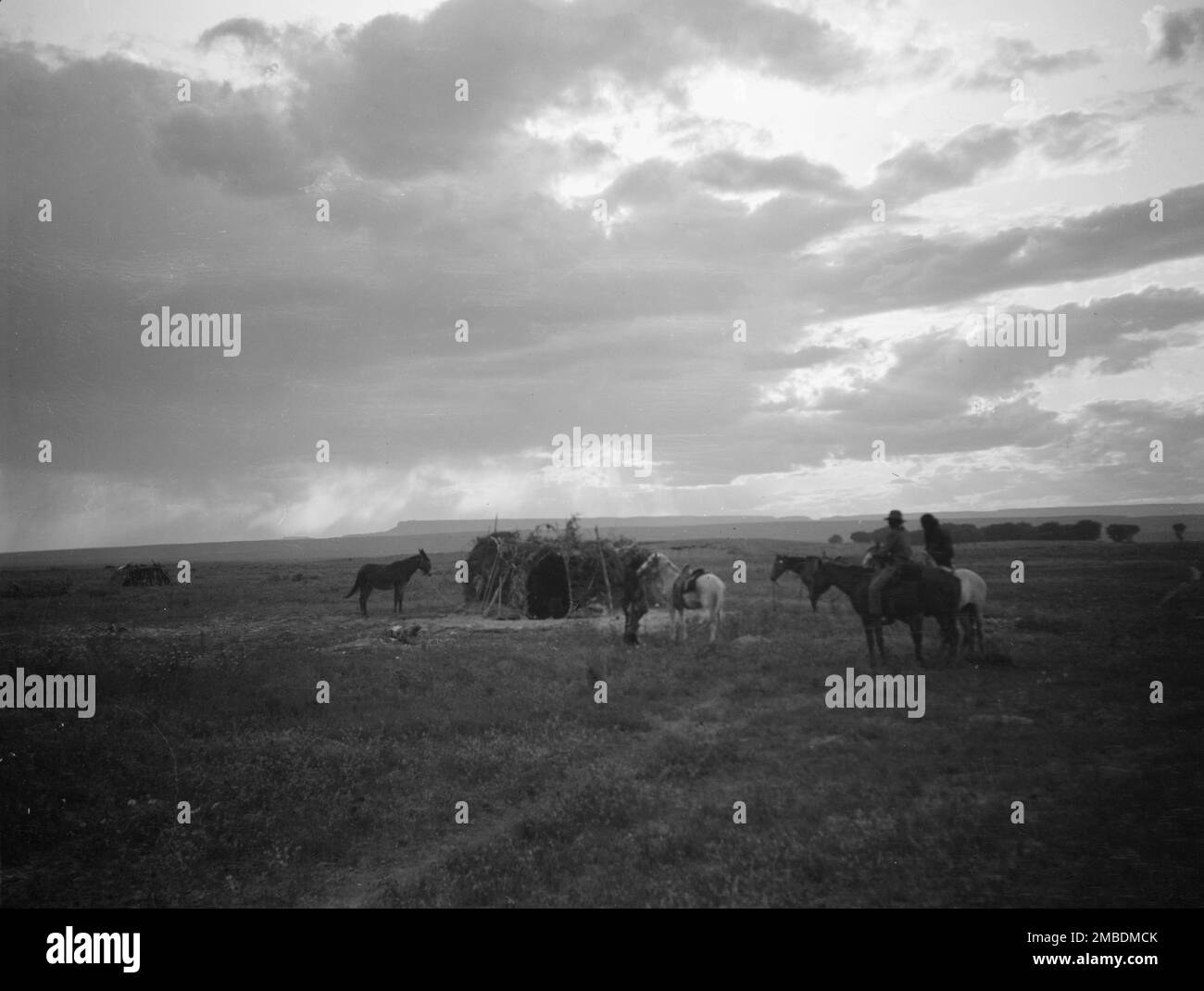 Acoma, vues de la région du Nouveau-Mexique, entre 1899 et 1928. Banque D'Images