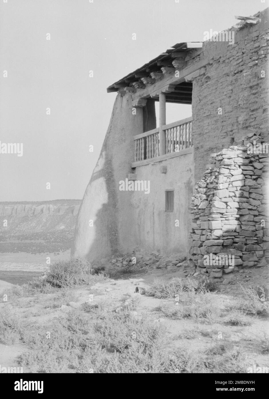 Acoma, vues de la région du Nouveau-Mexique, entre 1899 et 1928. Banque D'Images