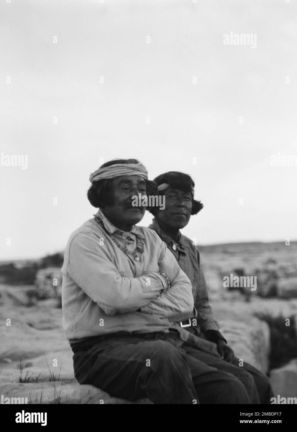 Acoma, vues de la région du Nouveau-Mexique, entre 1899 et 1928. Banque D'Images