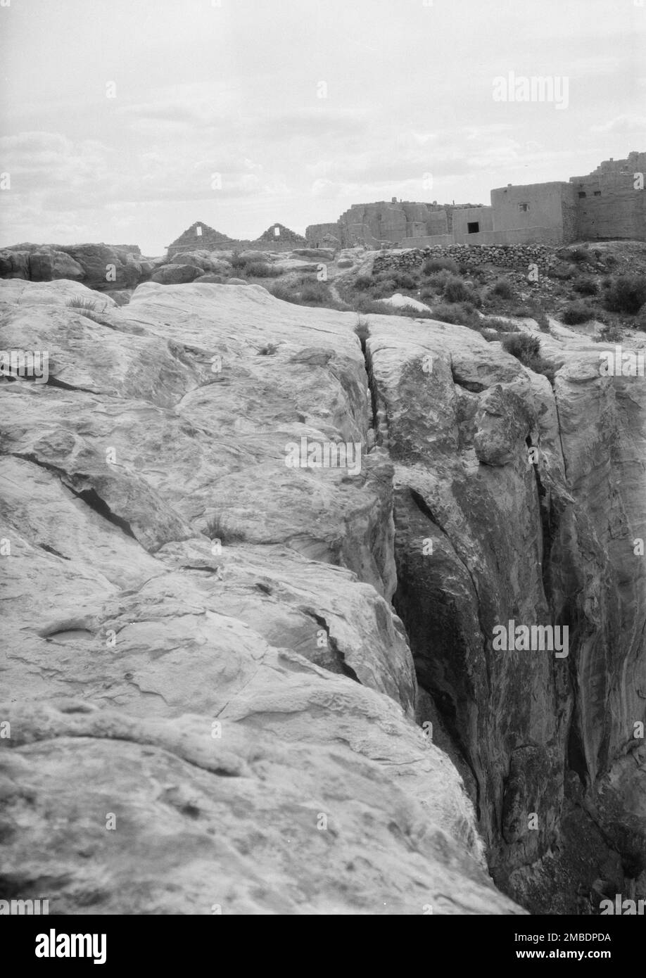Acoma, vues de la région du Nouveau-Mexique, entre 1899 et 1928. Banque D'Images