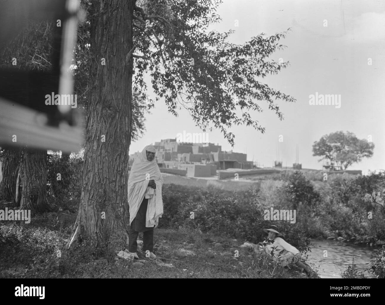 Acoma, vues de la région du Nouveau-Mexique, entre 1899 et 1928. Banque D'Images
