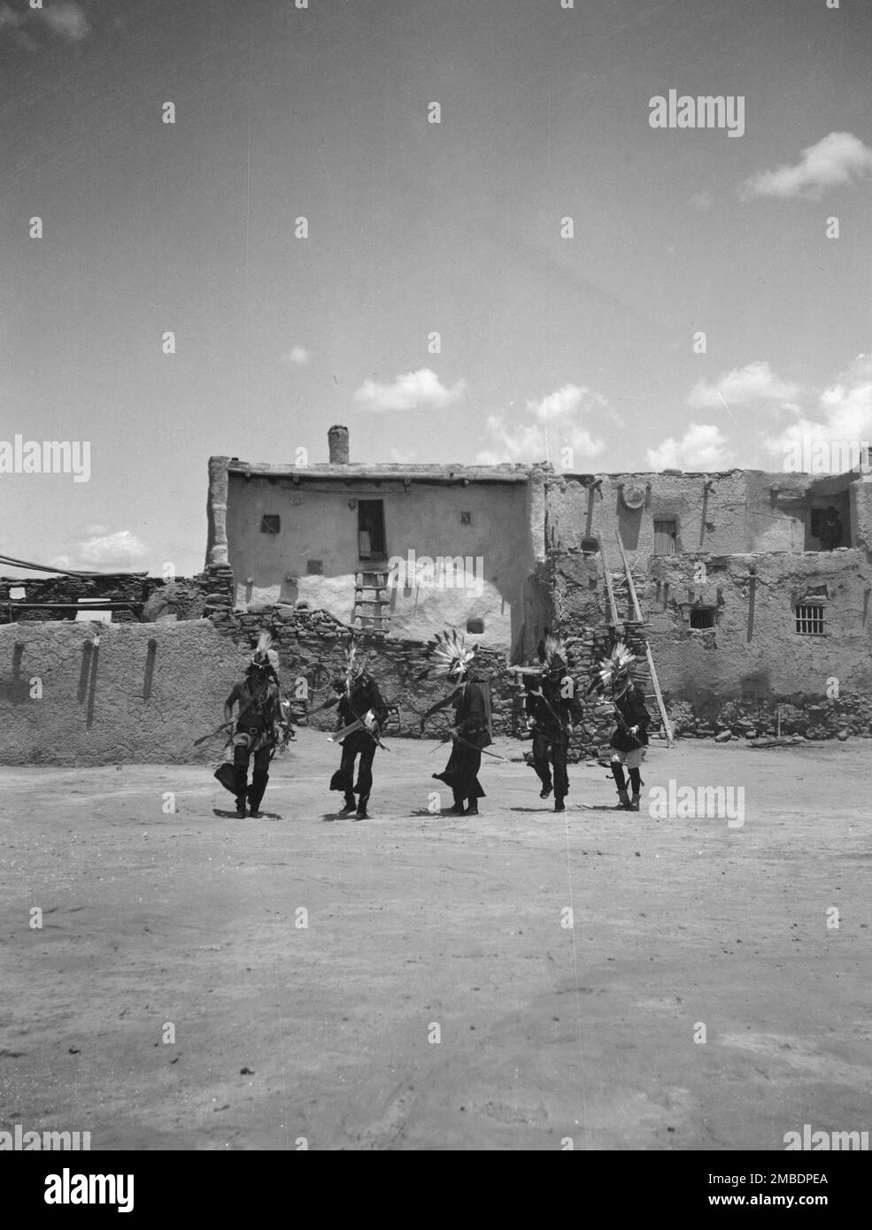 Acoma, vues de la région du Nouveau-Mexique, entre 1899 et 1928. Banque D'Images