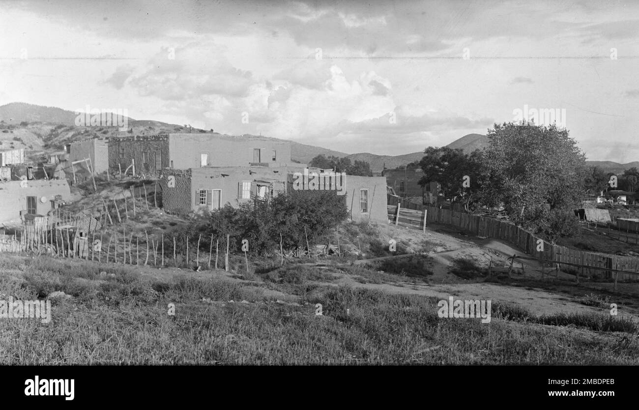 Acoma, vues de la région du Nouveau-Mexique, entre 1899 et 1928. Banque D'Images