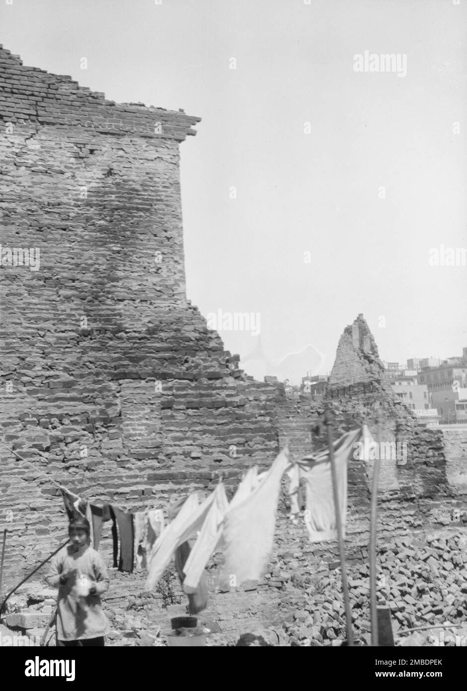 Acoma, vues de la région du Nouveau-Mexique, entre 1899 et 1928. Banque D'Images