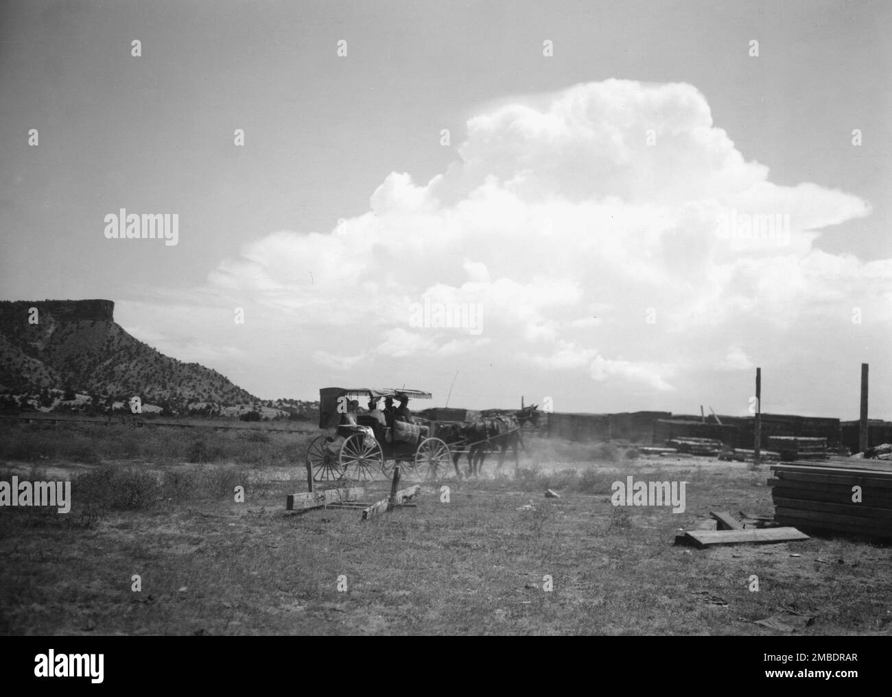 Acoma, vues de la région du Nouveau-Mexique, entre 1899 et 1928. Banque D'Images