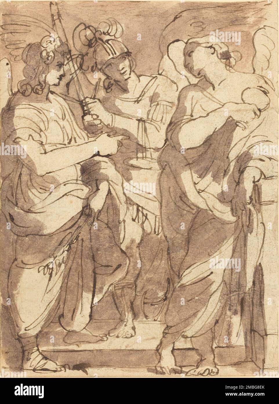 Allégorie de la Justice. Banque D'Images