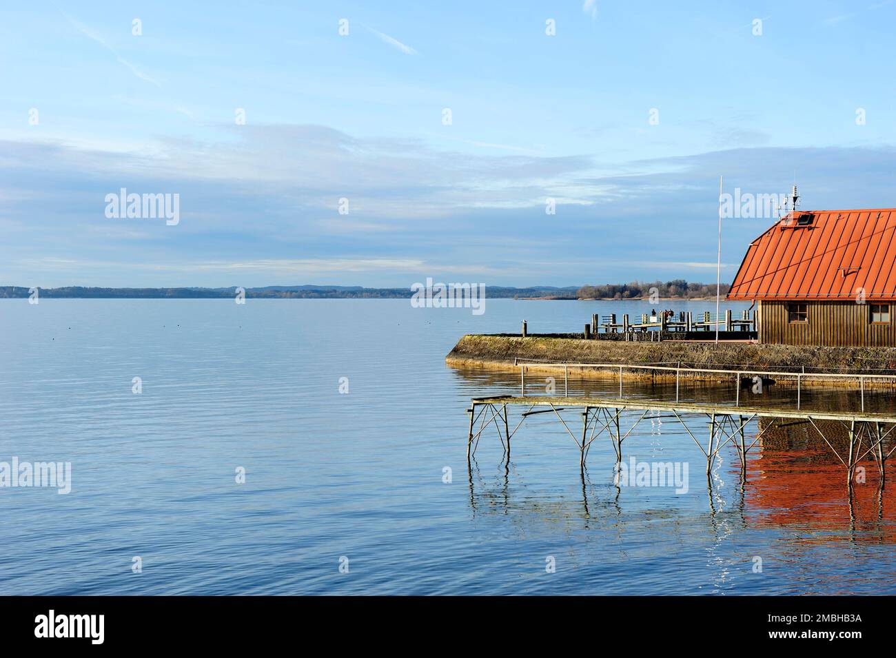 Chiemsee,Chiemsee, Allemagne, paysage, voyage,photo Kazimierz Jurewicz Banque D'Images