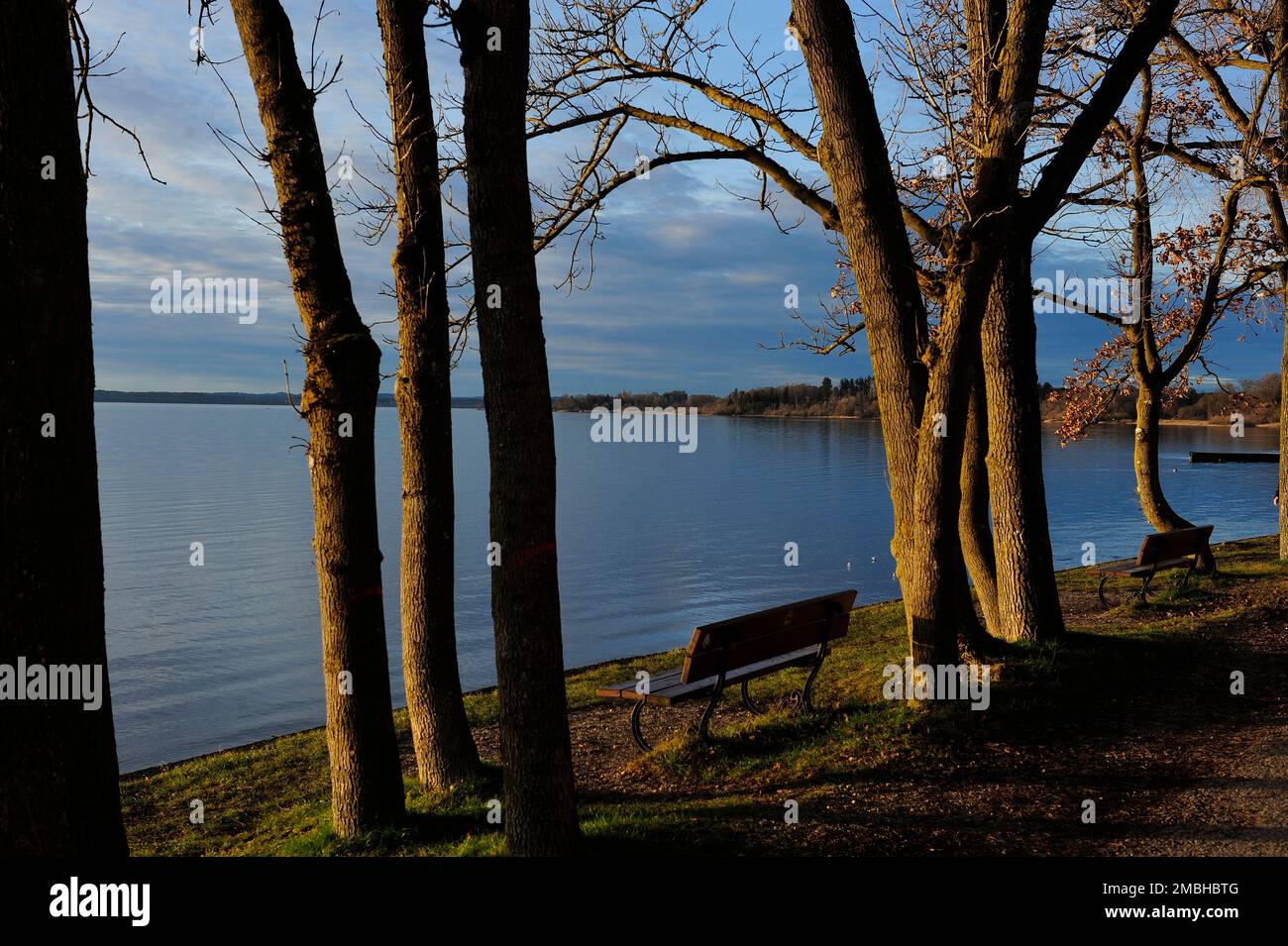 Chiemsee,Chiemsee, Allemagne, paysage, voyage,photo Kazimierz Jurewicz Banque D'Images