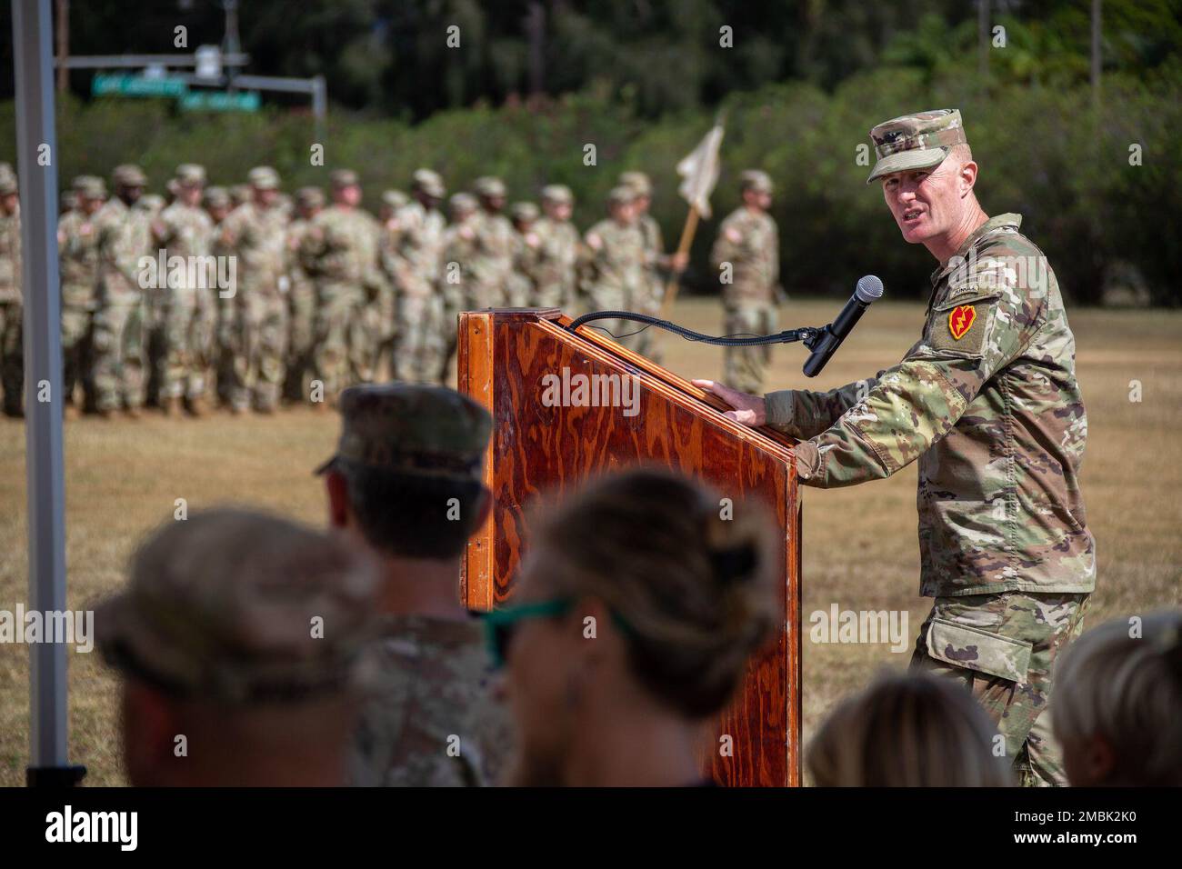 L'équipe de combat de la 3e brigade d'infanterie, le commandant de la ...