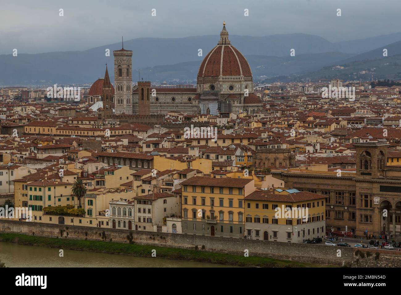 Cathédrale de Santa Maria del Duomo, Florence. Banque D'Images
