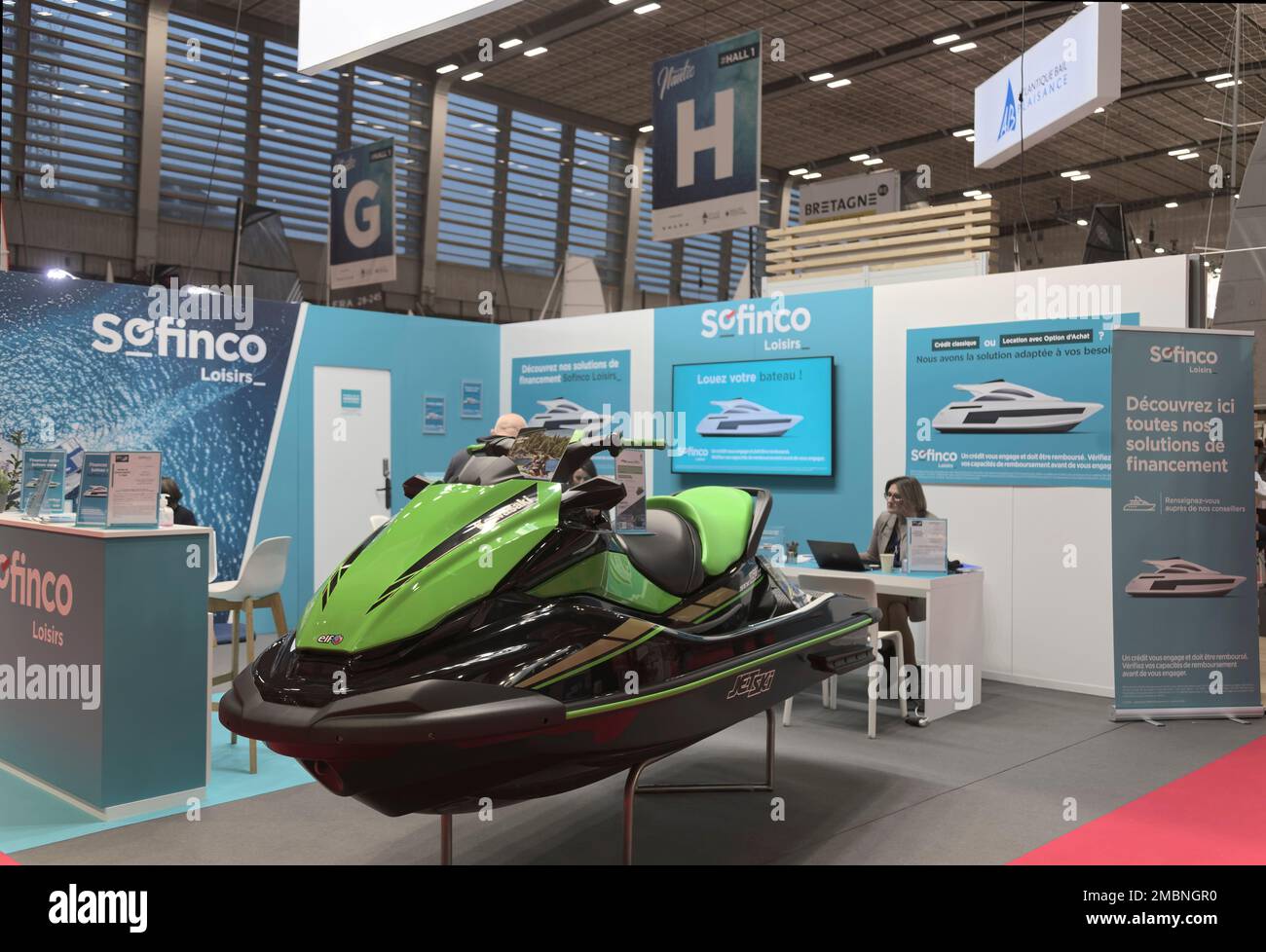 Paris, France. 3rd décembre 2022. Le spectacle nautique a eu lieu de 03 décembre 2022 à la porte de Versailles à Paris, France. Banque D'Images