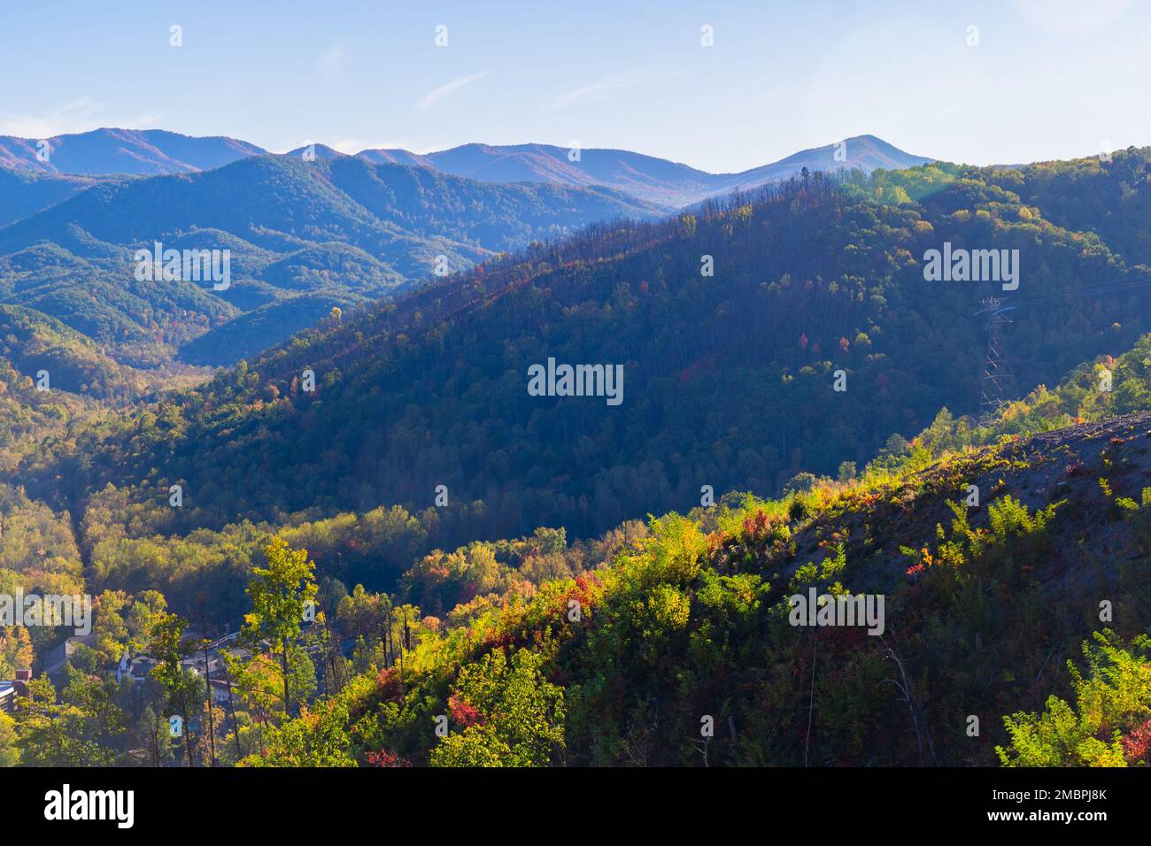 Great Smoky Mountains en automne Banque D'Images