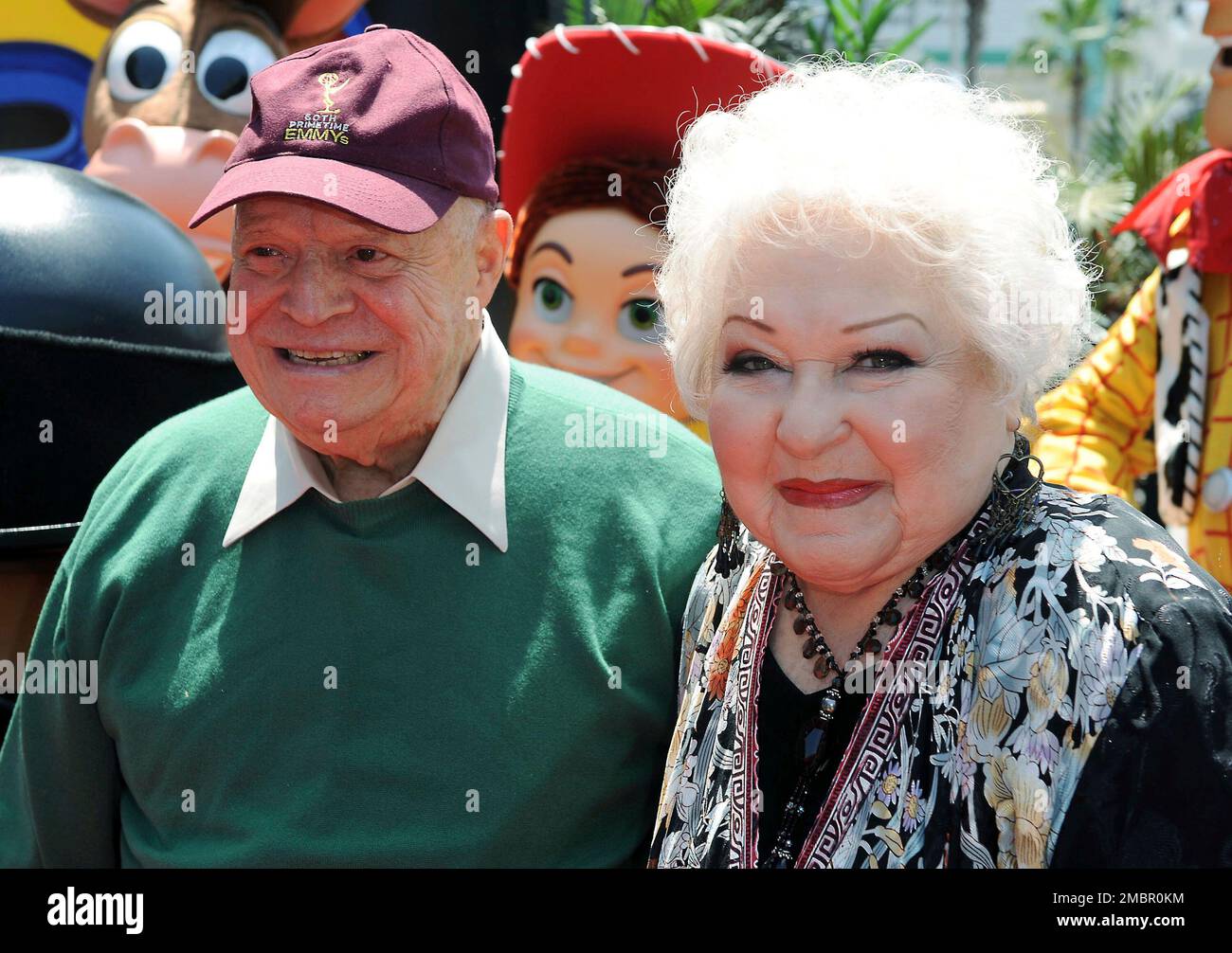 FILE - Estelle Harris, at right, and Don Rickles arrive at the world ...