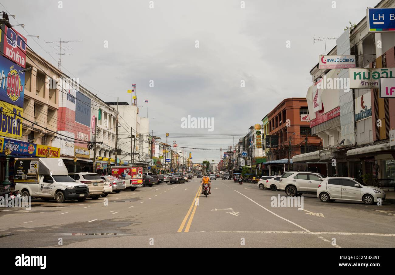 Krabi, Thaïlande. 8 décembre 2022. Pak Nam centre-ville à Krabi. Les destinations touristiques les plus populaires de Thaïlande Banque D'Images