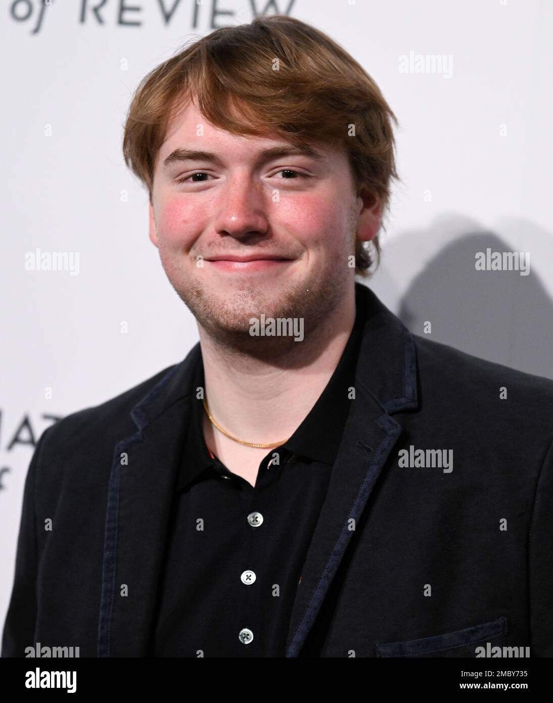 Best breakthrough performance honoree Cooper Hoffman attends the National Board of Review Awards gala at Cipriani 42nd Street on Tuesday, March 15, 2022, in New York. (Photo by Evan Agostini/Invision/AP) Banque D'Images