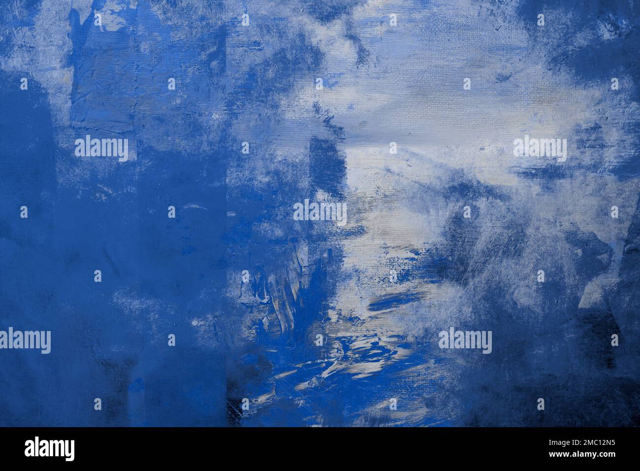 Texture grunge d'arrière-plan abstrait coloré en bleu Banque D'Images