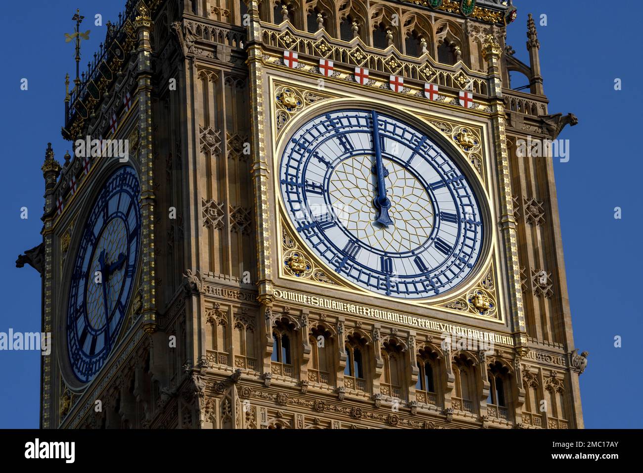 Big Ben, détail, Westminster, Londres, Angleterre, Royaume-Uni Banque D'Images