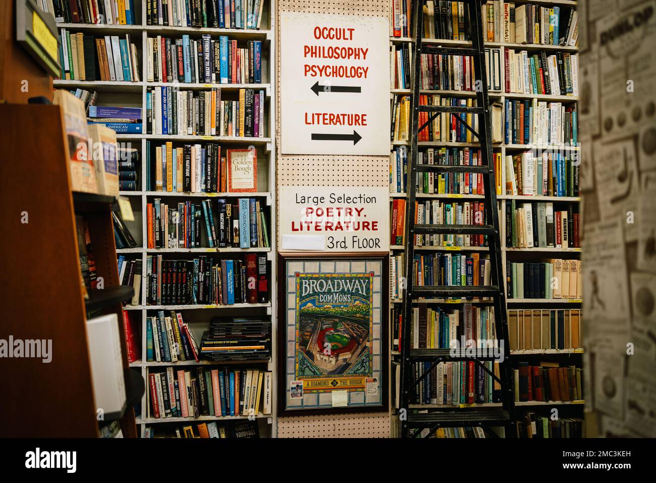 Intérieur de l'Ohio Book Store, Cincinnati, Ohio Banque D'Images