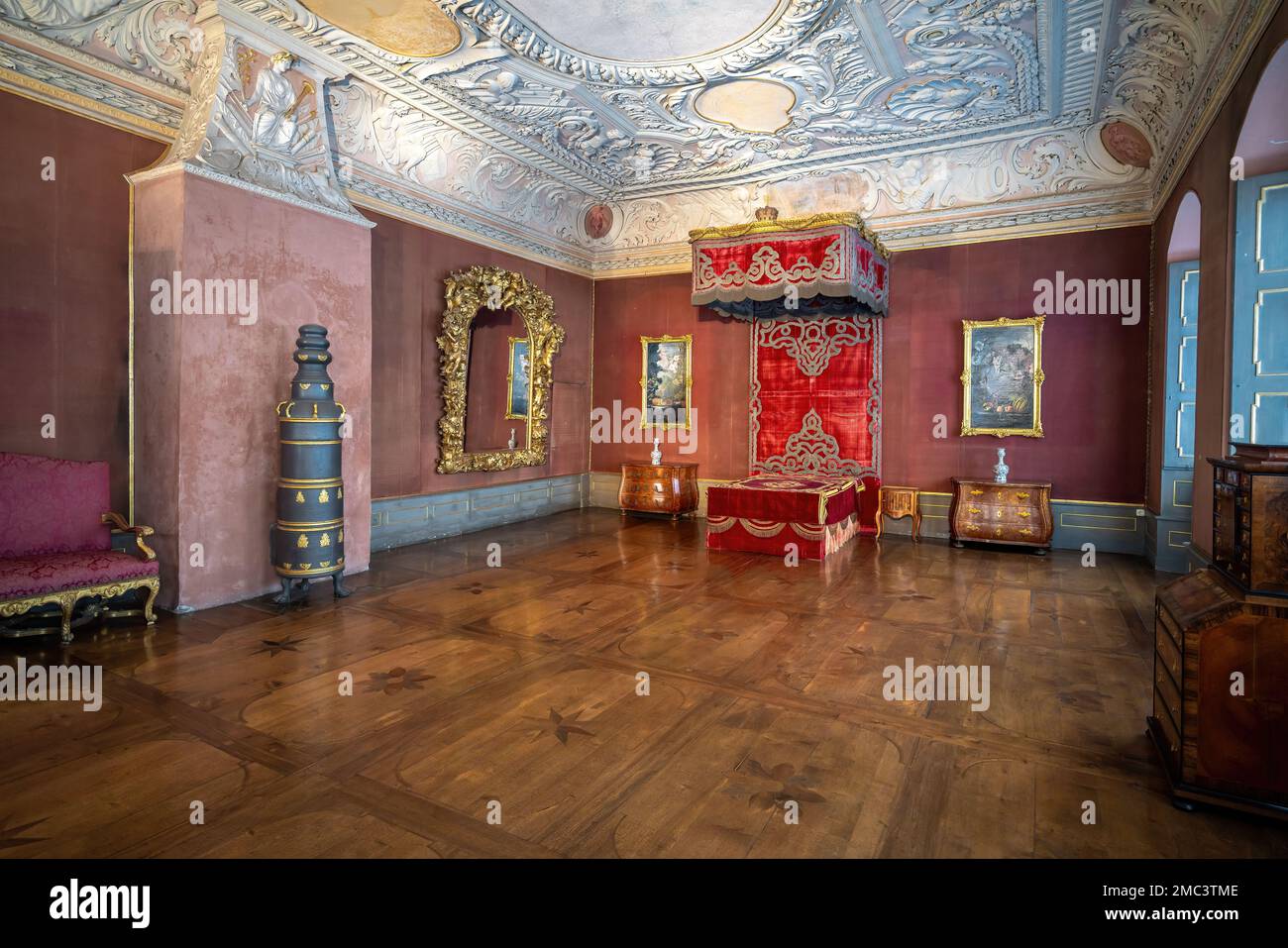 Électeur Appartement à la Nouvelle Résidence (Neue Residenz) ancien Palais intérieur - Bamberg, Bavière, Allemagne Banque D'Images
