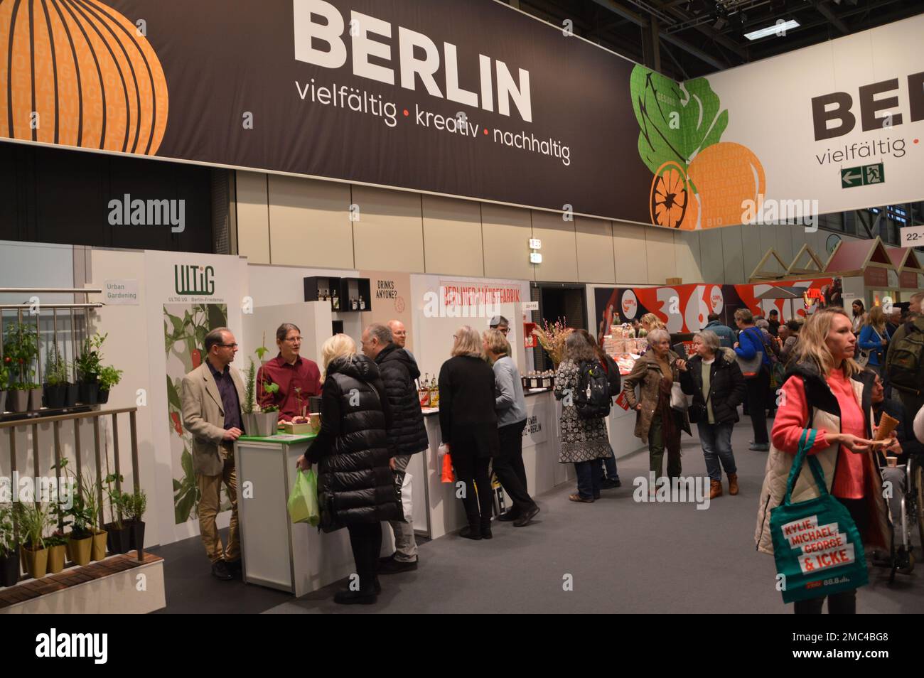 Berlin, Allemagne - 20 janvier 2023 - salon international de la semaine verte 2023 (Grüne Woche) en cours dans les halls de Berlin Messe. (Photo de Markku Rainer Peltonen) Banque D'Images