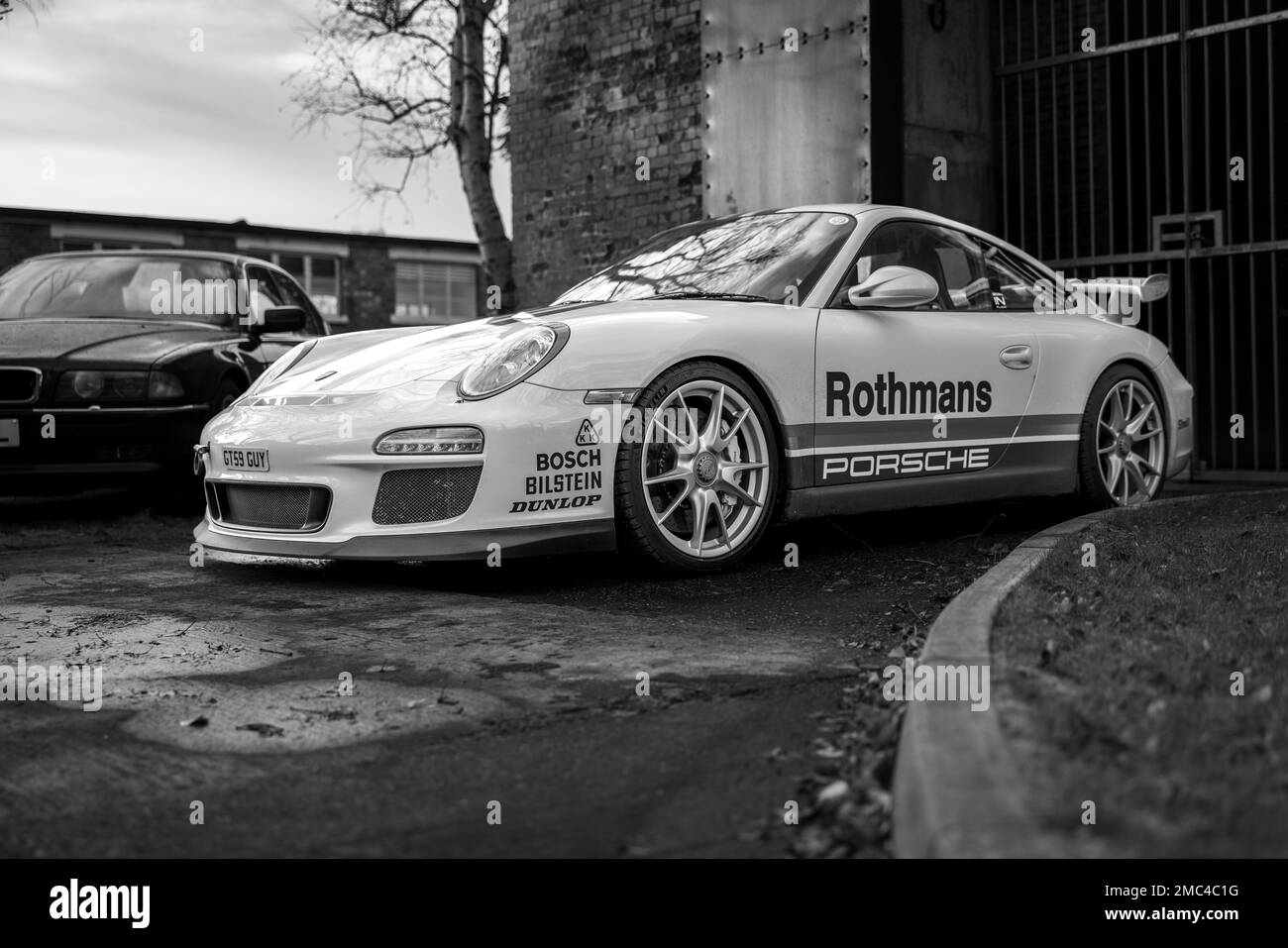 2009 Porsche 911 GT3, exposée au Scramble de janvier qui s'est tenu au Bicester Heritage le 8th janvier 2023. Banque D'Images
