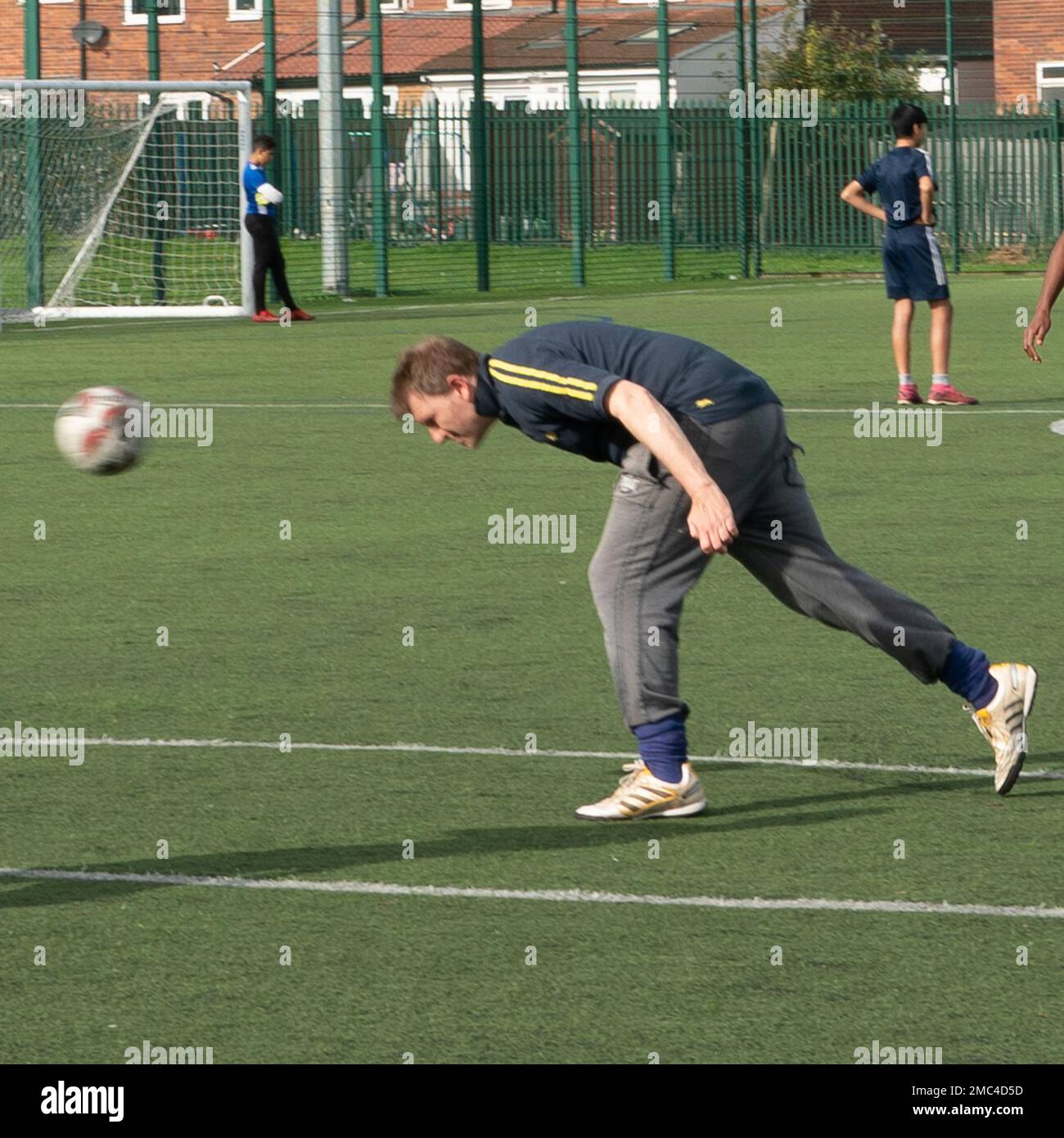 Papa à la tête d'une balle Banque D'Images