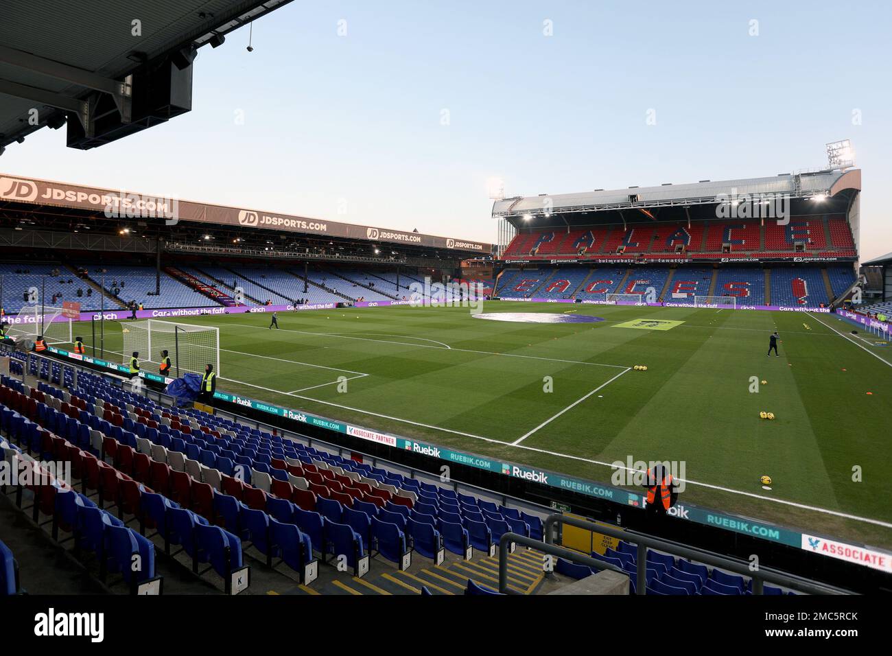 Une vue générale du terrain avant le match de la Premier League entre Crystal Palace et Newcastle United à Selhurst Park, Londres, le samedi 21st janvier 2023. (Crédit : Robert Smith | ACTUALITÉS MI) crédit : ACTUALITÉS MI et sport /Actualités Alay Live Banque D'Images