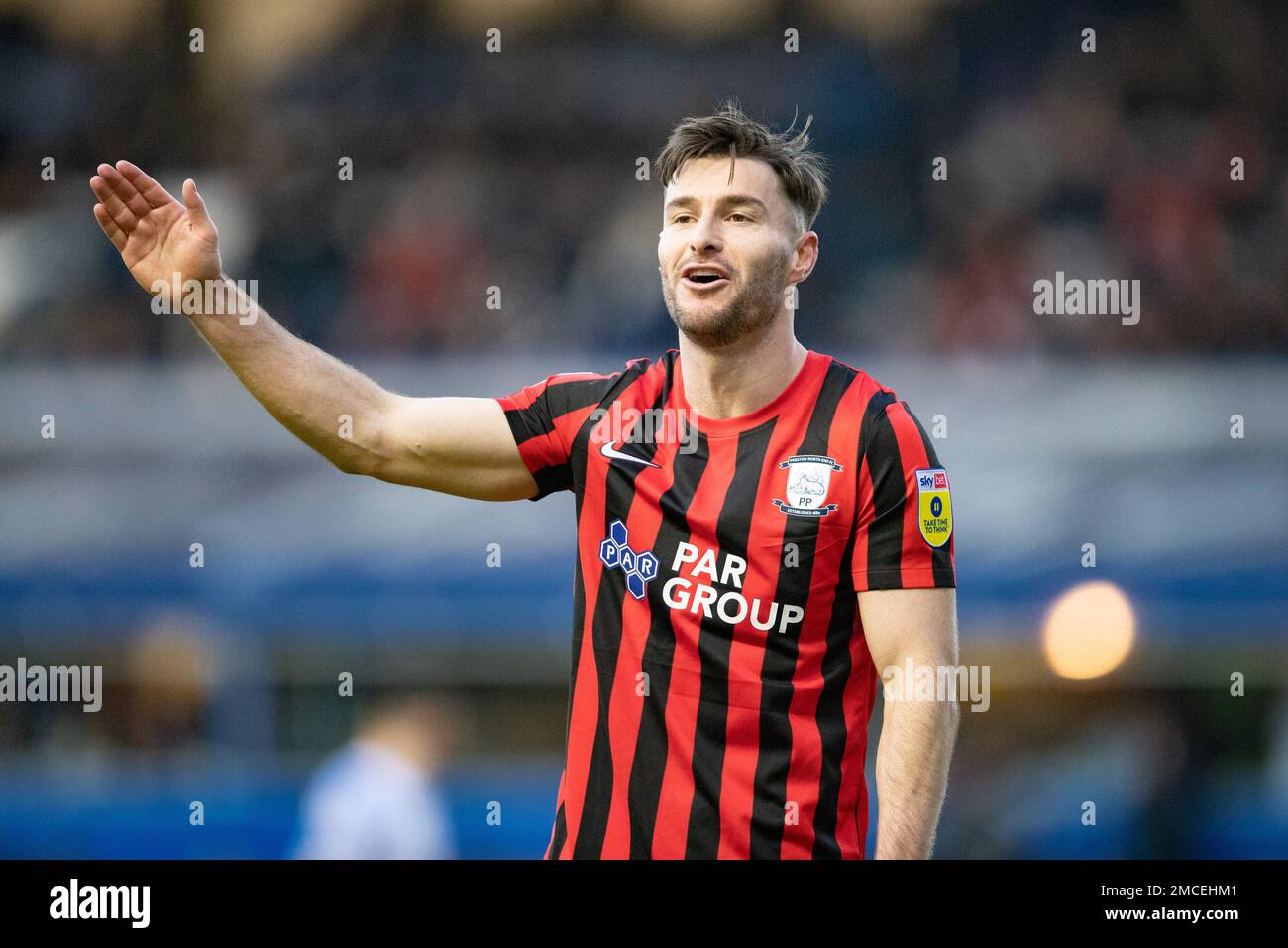 Andrew Hughes de Preston pendant le match de championnat Sky Bet entre Birmingham City et Preston North End à St Andrews, Birmingham, le samedi 21st janvier 2023. (Crédit : Gustavo Pantano | ACTUALITÉS MI) crédit : ACTUALITÉS MI et sport /Actualités Alay Live Banque D'Images