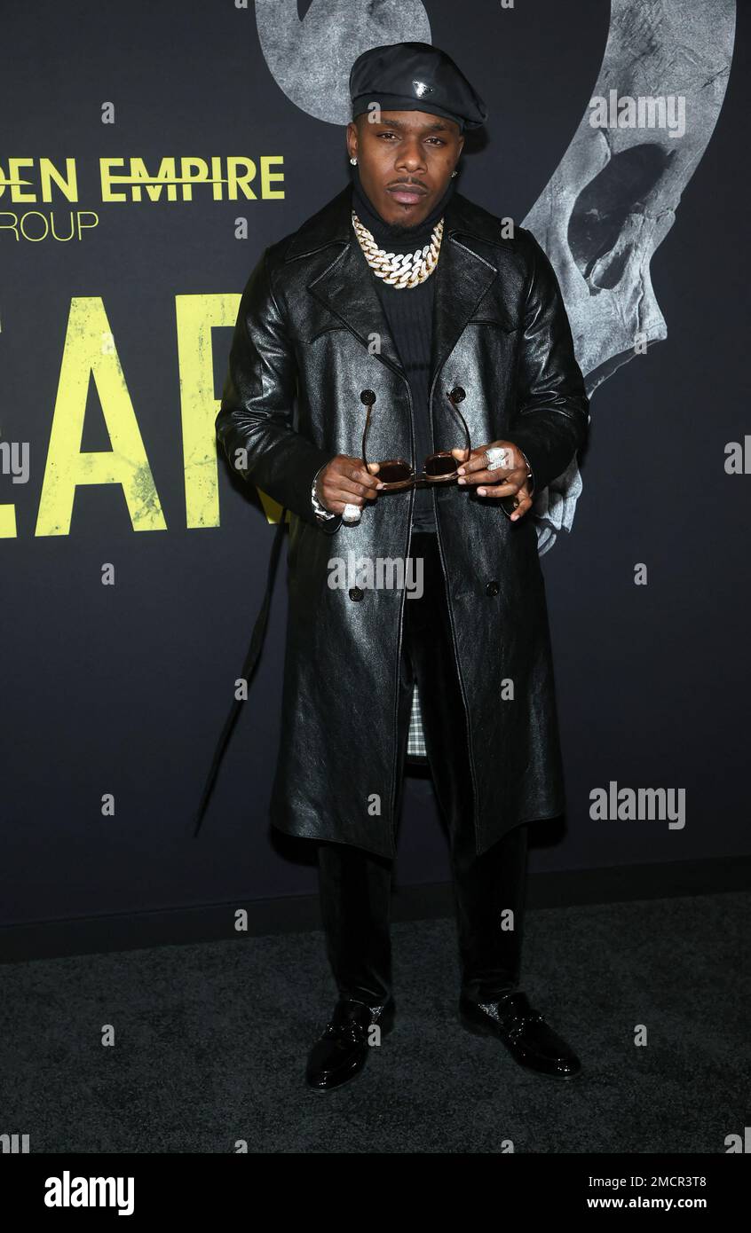 DaBaby, à la première mondiale de 'peur' à la Guilde des directeurs d'Amérique à Los Angeles, CA, Etats-Unis sur 21 janvier 2022. Photo de Fati Sadou/ABACAPRESS.COM Banque D'Images
