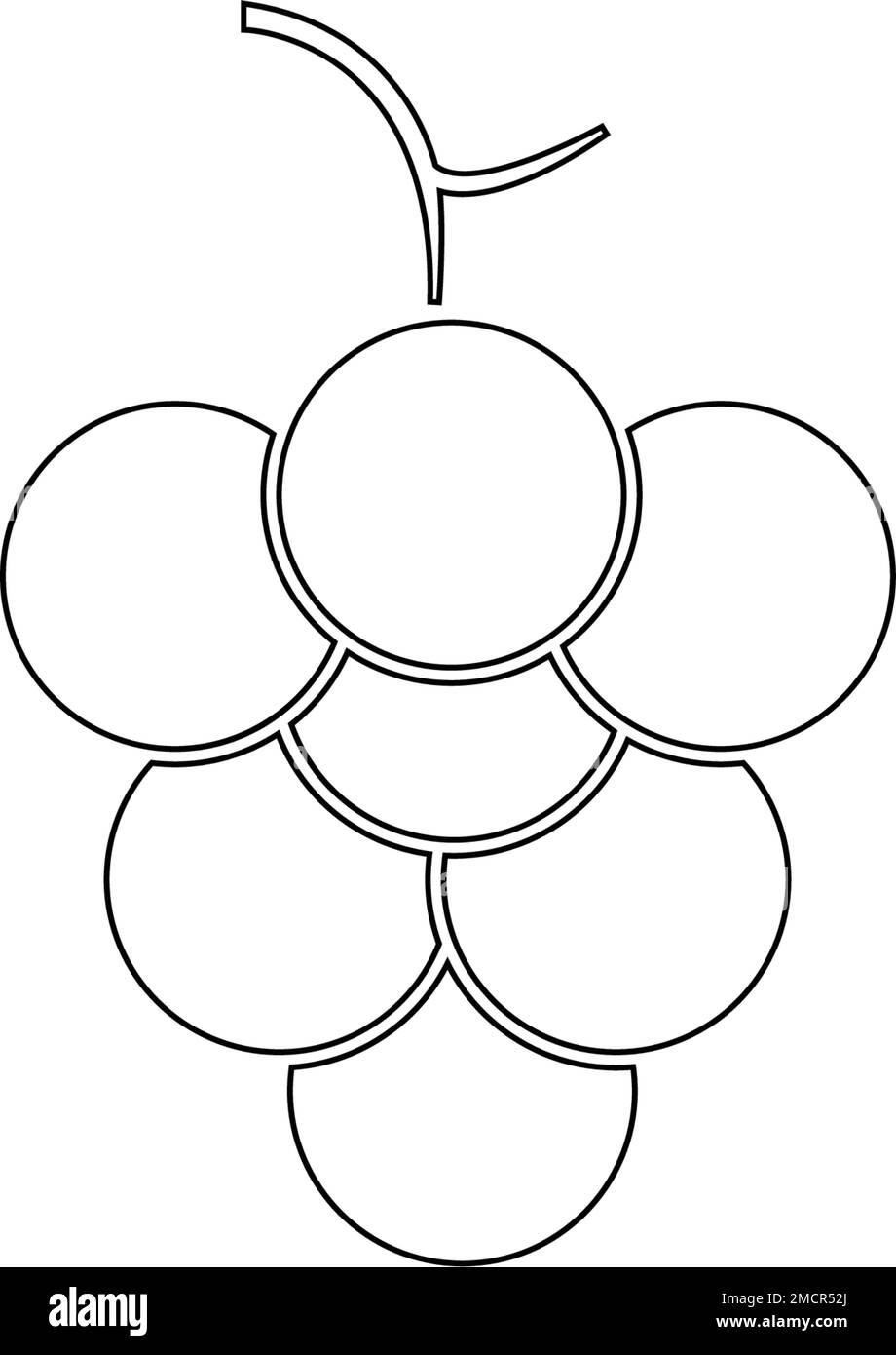 logo grape icon illustration Illustration de Vecteur