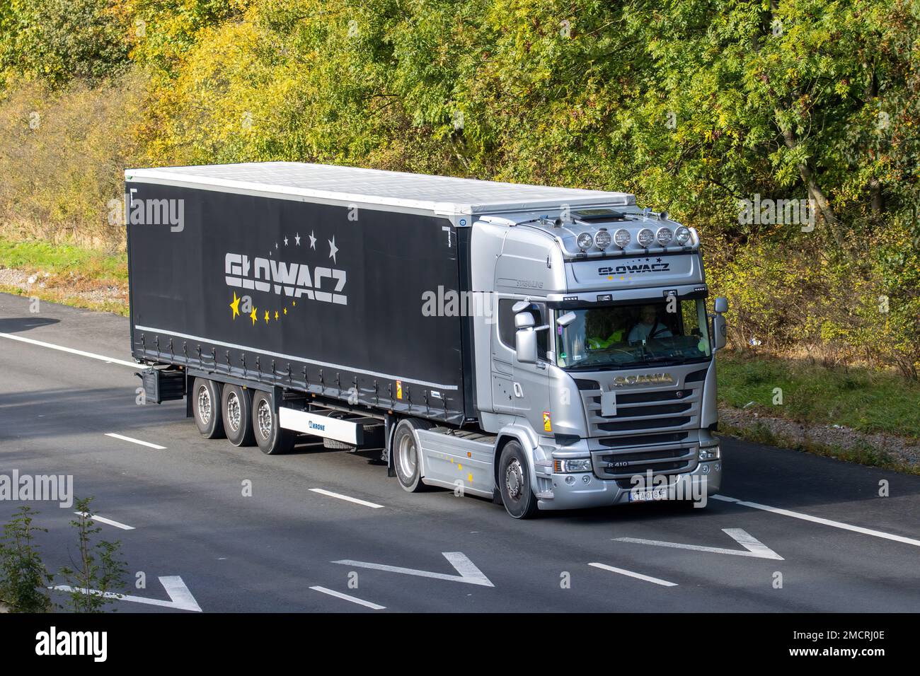 Głowacz transport Scania R410 KTA 0181F Banque D'Images