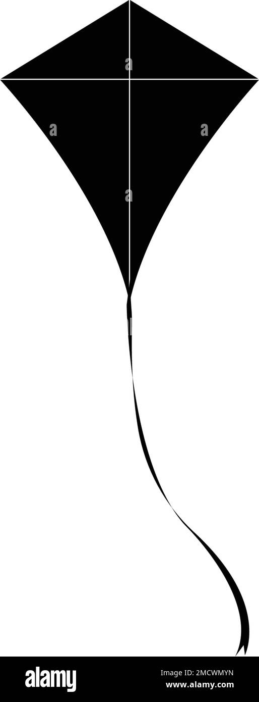 motif d'illustration du logo cerf-volant Illustration de Vecteur
