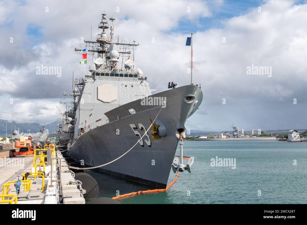 PEARL HARBOUR (11 juillet 2022) le croiseur à missiles guidés de classe