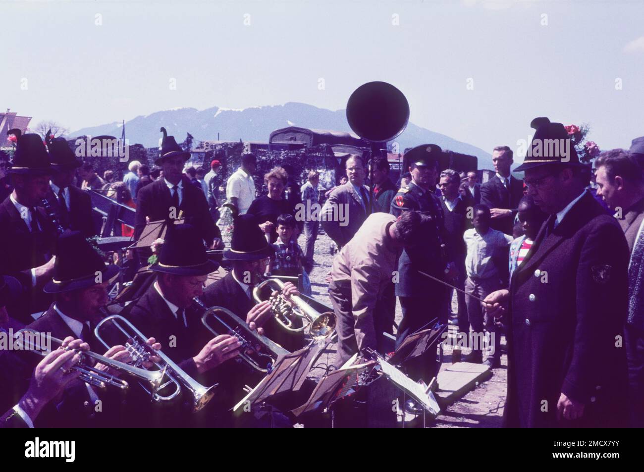 FORCES AMÉRICAINES à Greiling Airfield, historique, années soixante, printemps, armée, Journée de l'amitié, casernes, troupes, GI, SIG, Militaire, militaire, voiture de croisière Banque D'Images