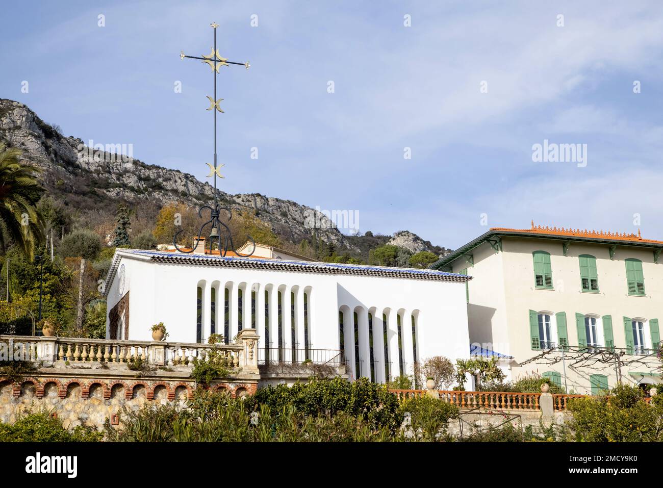 La Chapelle de Rosaire dans la ville française de Vence sur la côte d'azur. Banque D'Images