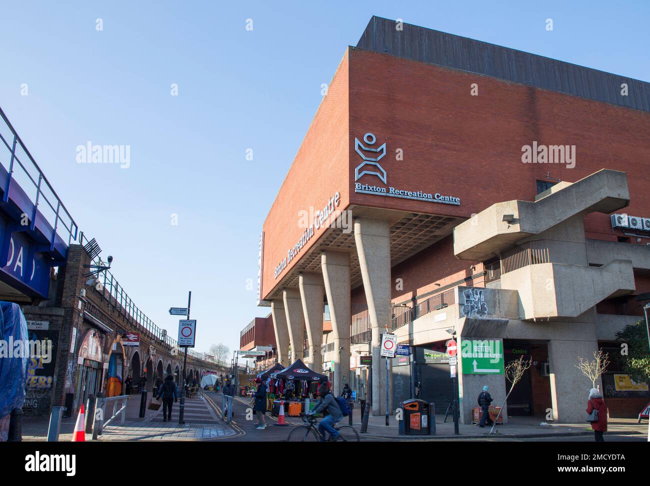 Brixton Recreation Centre Popes Road Brixton Banque D'Images