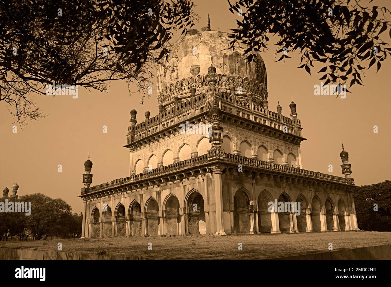 Tombes Qutub Shahi à Hyderabad à Telangana Banque D'Images