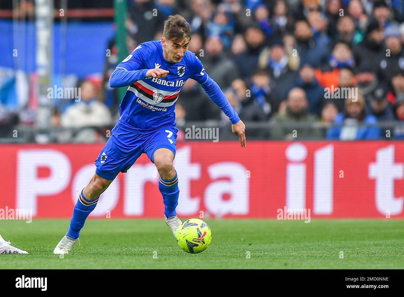 Filip Djuricic (Sampdoria) pendant UC Sampdoria vs Udinese Calcio, football italien série A match à Gênes, Italie, 22 janvier 2023 Banque D'Images