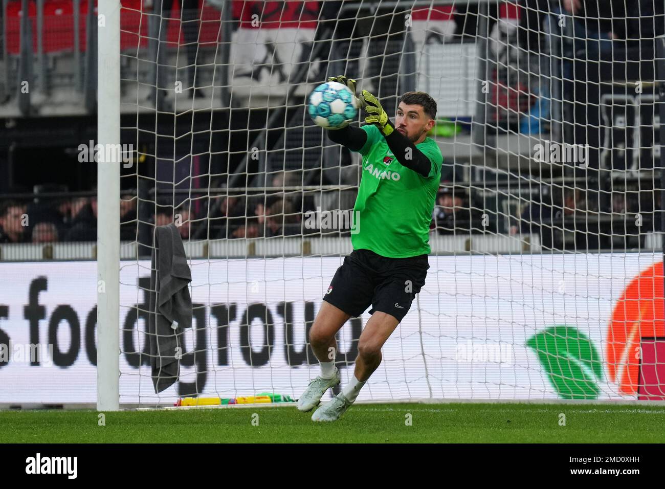 ALKMAAR - AZ le gardien de but Alkmaar Mathew Ryan lors du match de première ligue néerlandais entre AZ et Fortuna Sittard au stade AFAS sur 22 janvier 2023 à Alkmaar, pays-Bas. ANP ED VAN DE POL Banque D'Images