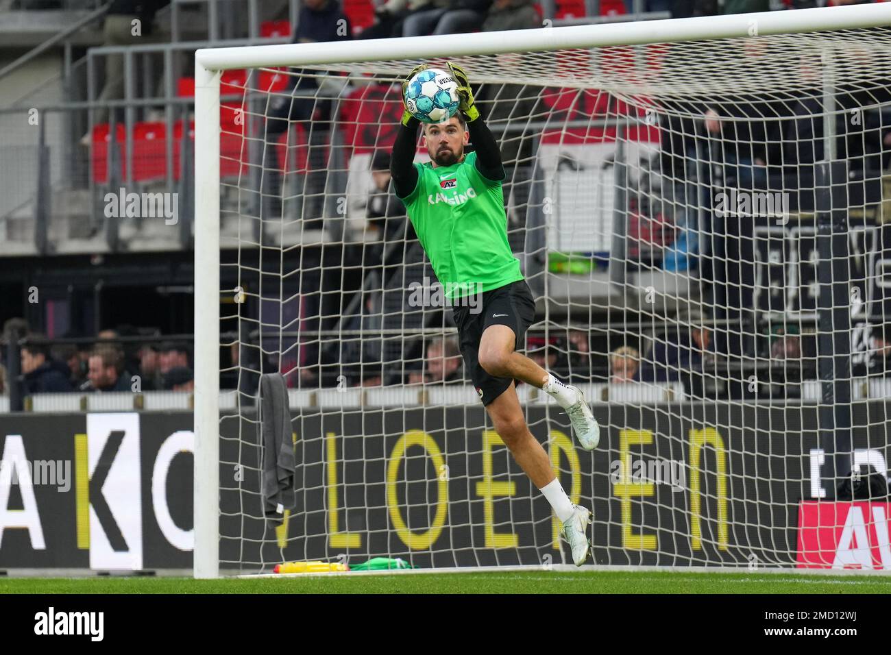 ALKMAAR - AZ le gardien de but Alkmaar Mathew Ryan lors du match de première ligue néerlandais entre AZ et Fortuna Sittard au stade AFAS sur 22 janvier 2023 à Alkmaar, pays-Bas. ANP ED VAN DE POL Banque D'Images