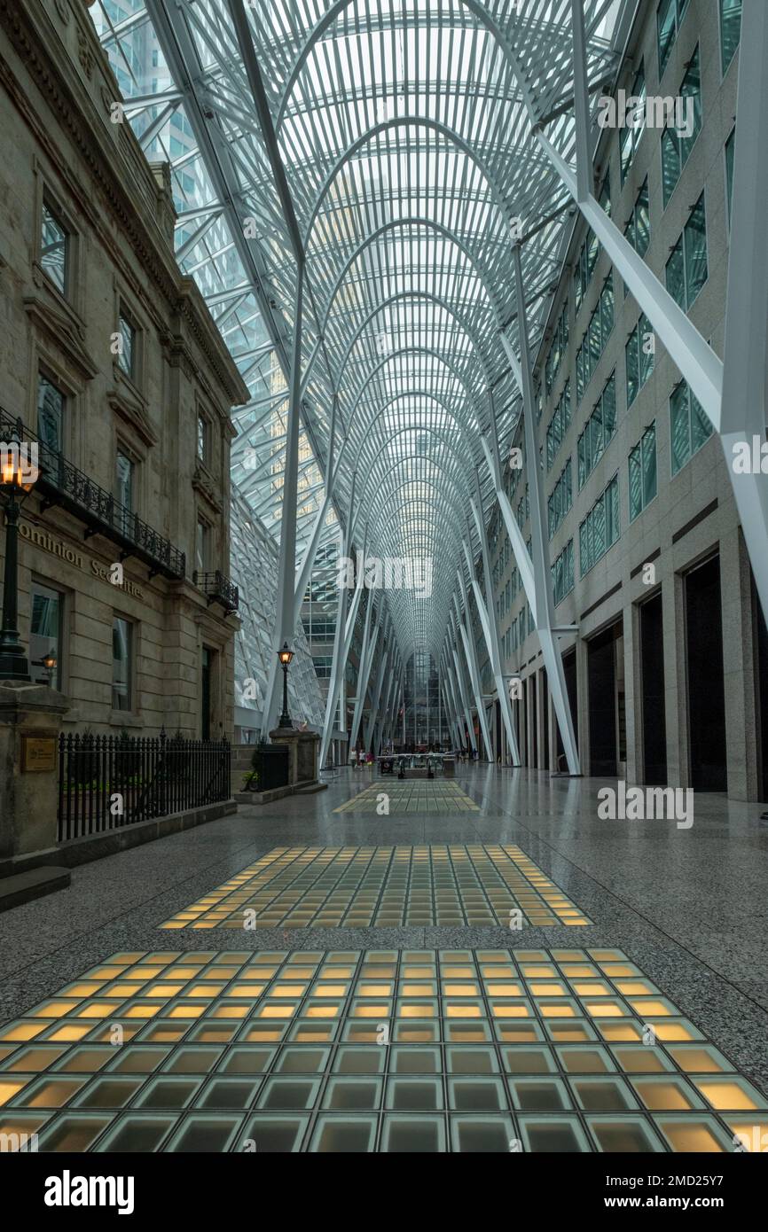 Allen Lambert Galleria, Brookfield place, Toronto, Ontario, Canada Banque D'Images