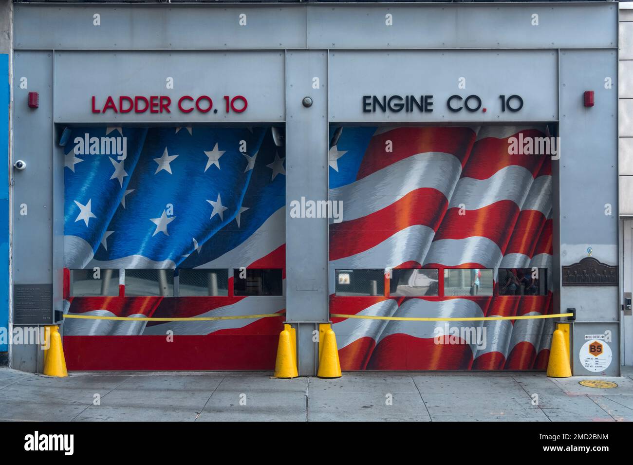 Pompiers 10 House, Ground Zero, Manhattan, New York, États-Unis Banque D'Images