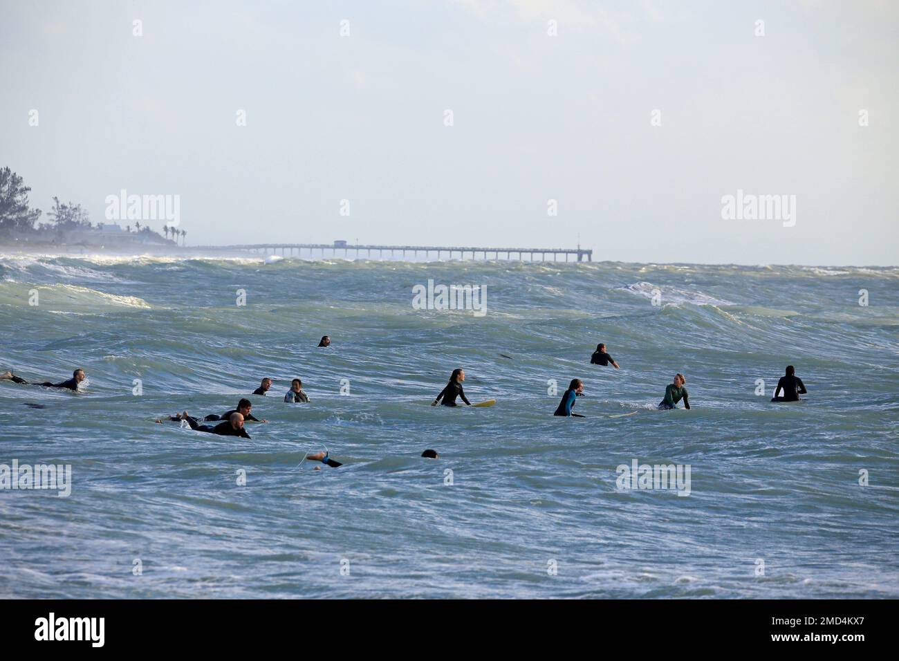 surfers venice beach floride Banque D'Images