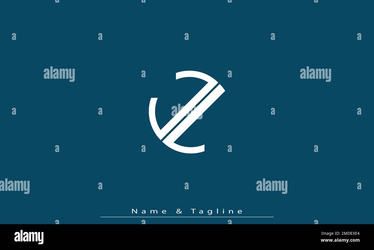 Lettres de l'alphabet initiales Monogram logo UL , LU Illustration de Vecteur