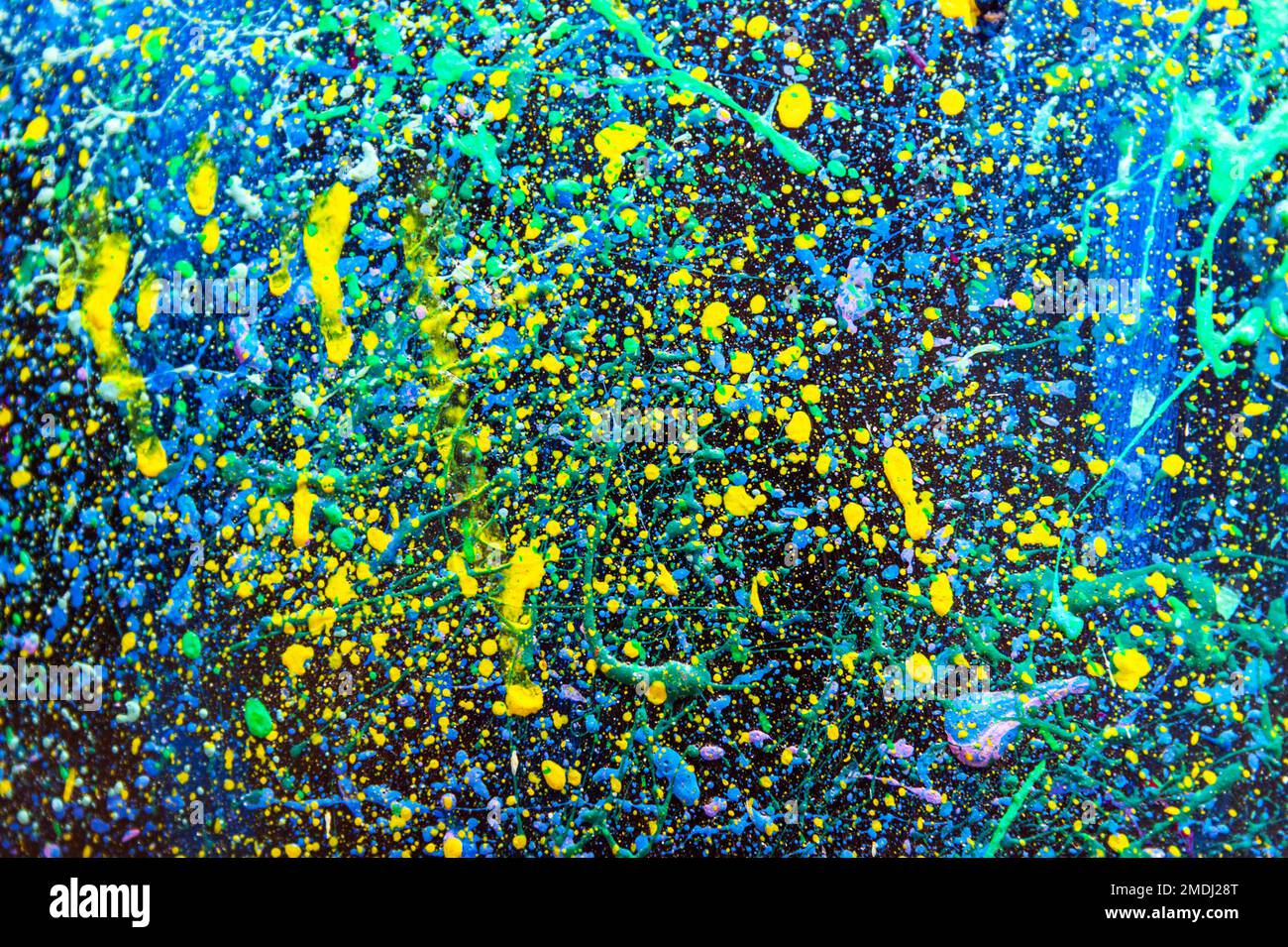 Peinture artistique fond de la surface peinte colorée et texturée Banque D'Images
