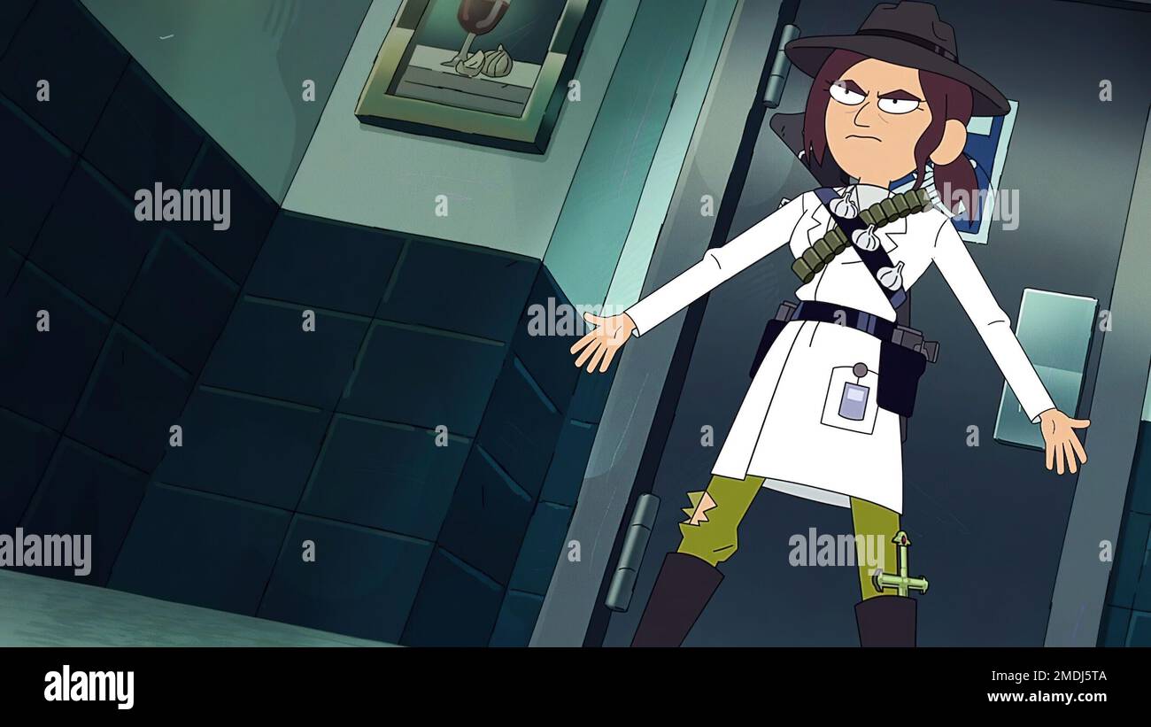 INSIDE JOB (2021), dirigé par VITALIY STROKOUS. Crédit : Netflix animation / Album Banque D'Images