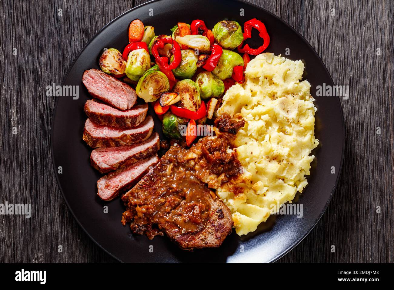 Recette Avec Steak De Boeuf Boeuf Kampot Poivre Cambodge Nom 5 steak de bœuf rare moyen avec sauce brune et purée de pommes de terre