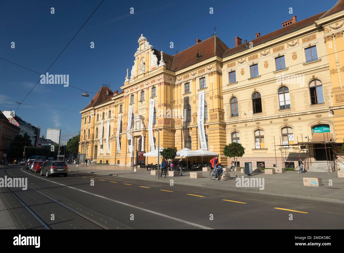 Croatie, Zagreb, le Musée des arts et de l'artisanat. Banque D'Images